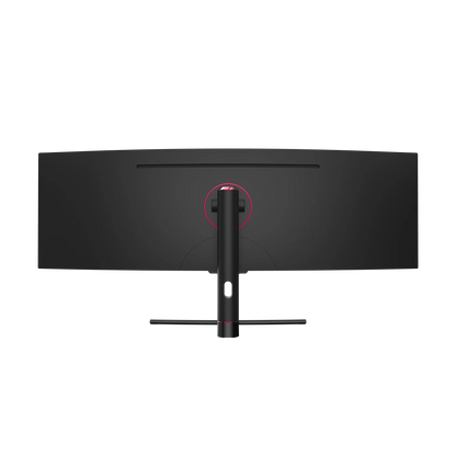 49" DQHD Monitor Rear